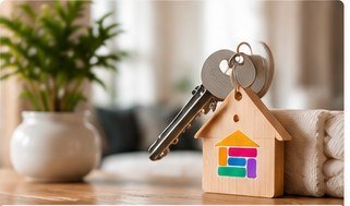 Clés d’un logement confié à la conciergerie